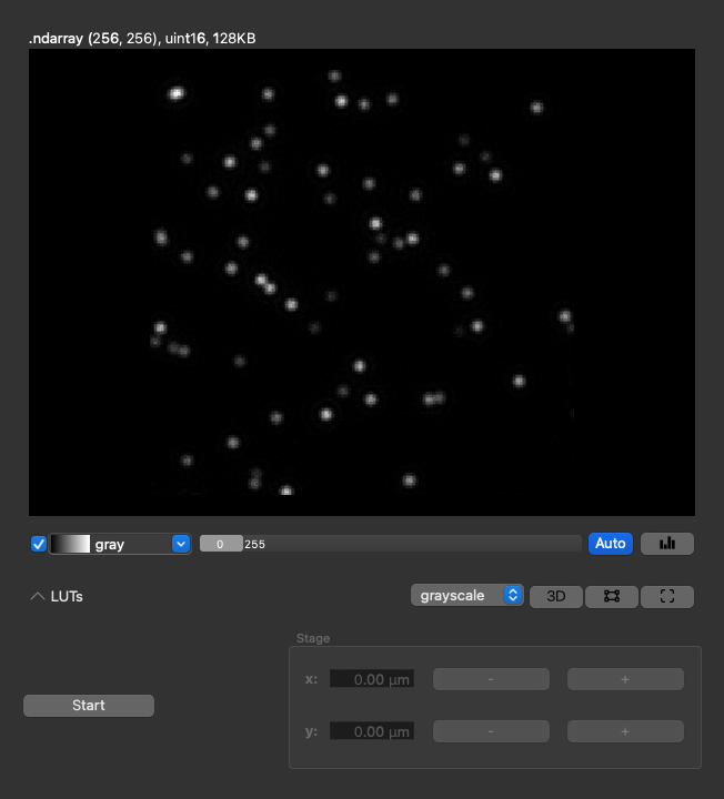 Screenshot generated with microscope_dashboard